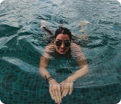 Rooftop swimming pool